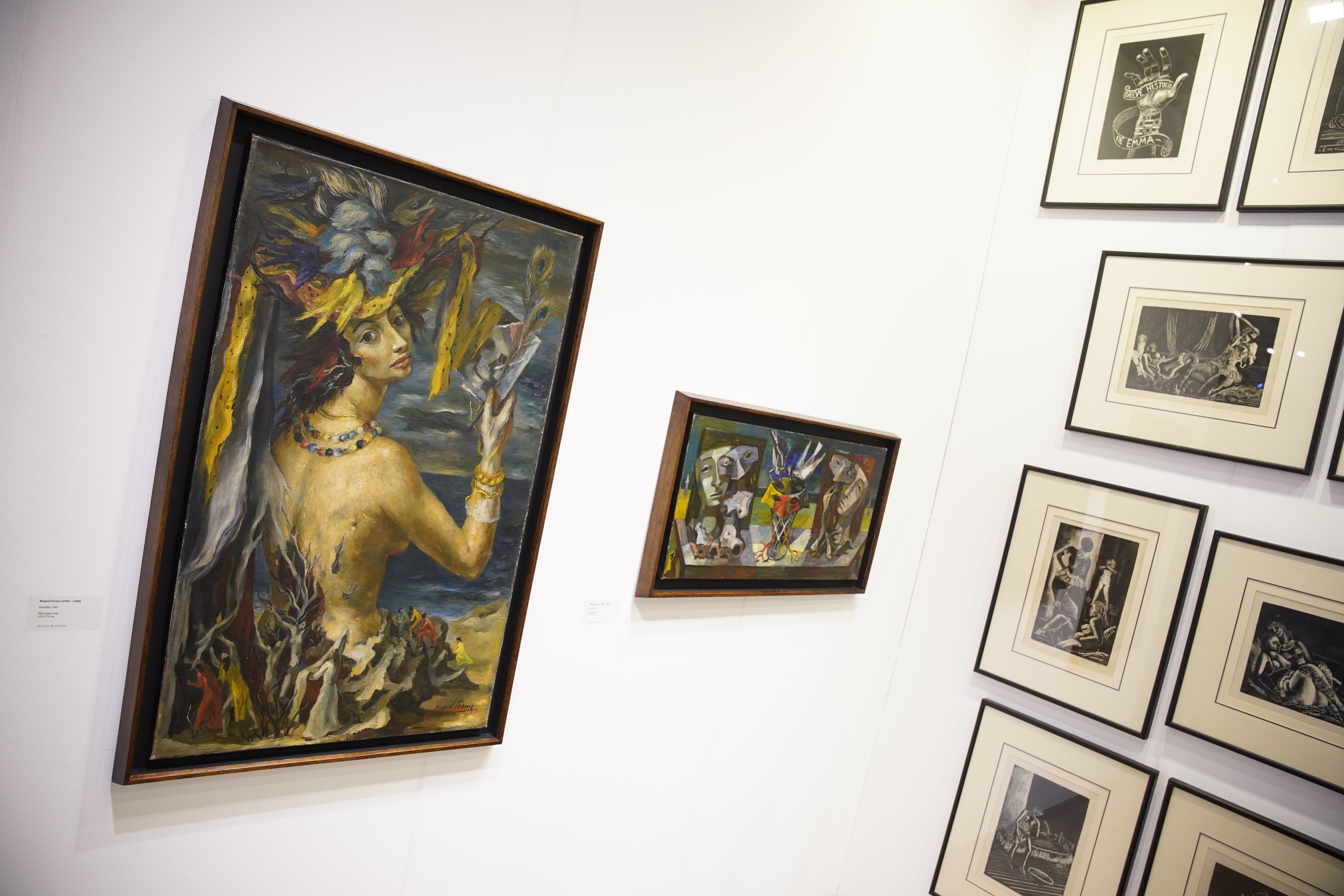 Obras de la genial Raquel Forner junto a los Spilimbergo en Roldán Moderno (RSFotos)