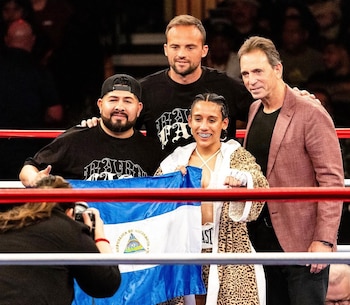 Guadalupe “Lupe” Medina combina raíces nicaragüenses y herencia estadounidense en su carrera como boxeadora, destacando la identidad nica-estadounidense en el boxeo profesional. (Foto: Redes sociales Guadalupe Medina)