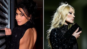 Duelo de estilos entre Kate Moss y Kim Kardashian: cómo lucieron el mismo vestido con guiños propios de glamour