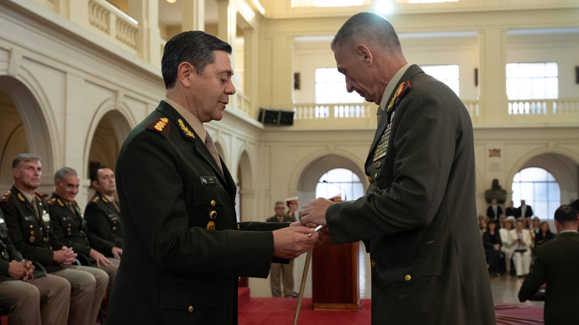 El General de División Oscar Santiago Zarich fue designado como Jefe del Estado Mayor General del Ejército