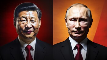 Xi Jinping y Vladimir Putin,