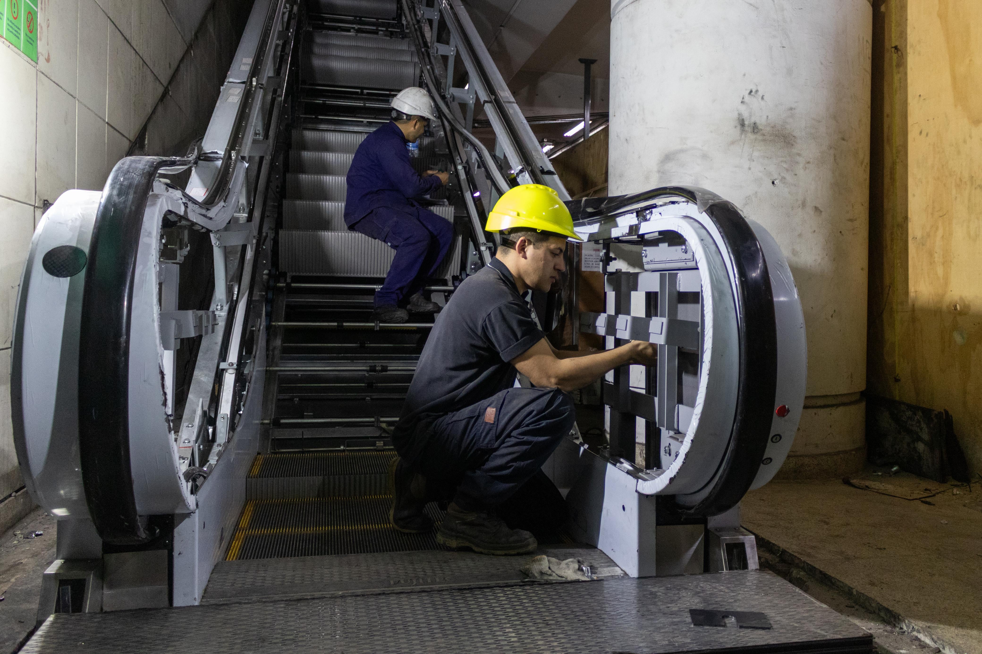 El Plan de Renovación de Escaleras Mecánicas prevé reemplazar 84 equipos obsoletos, cerca del 30% del total de la red de subtes