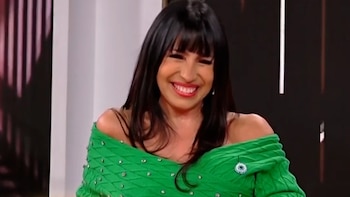 Marixa se mostró divertida y