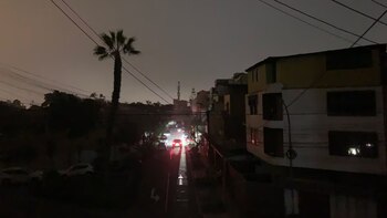 Apagón en una zona de