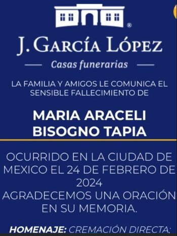 La familia Bisogno aún no