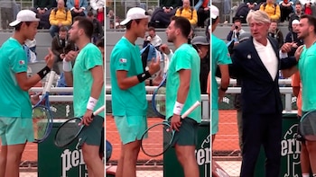 La tensa pelea entre dos tenistas durante un partido de la clasificación para Roland Garros: “Nos vemos afuera”