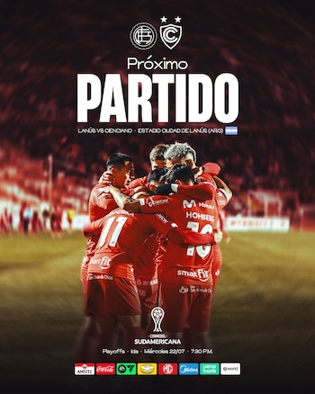 Cienciano visita a Lanús por la ida de los 'play-offs' de la Copa Sudamericana 2026.