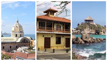 Cartagena, Anapoima y Santa Marta,