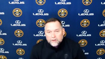 El desconsolado llanto del coach