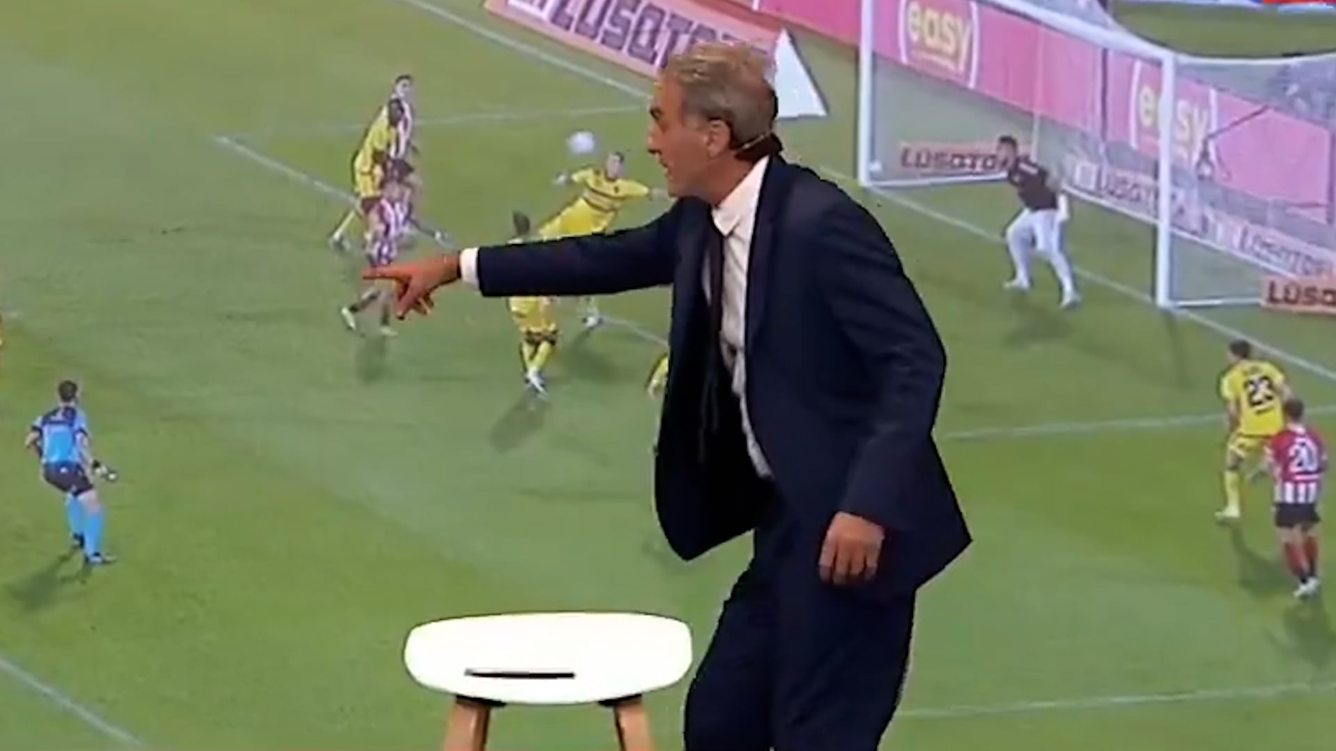 Ruggeri dejó el fútbol hace dos décadas y comenzó una carrera como panelista en TV