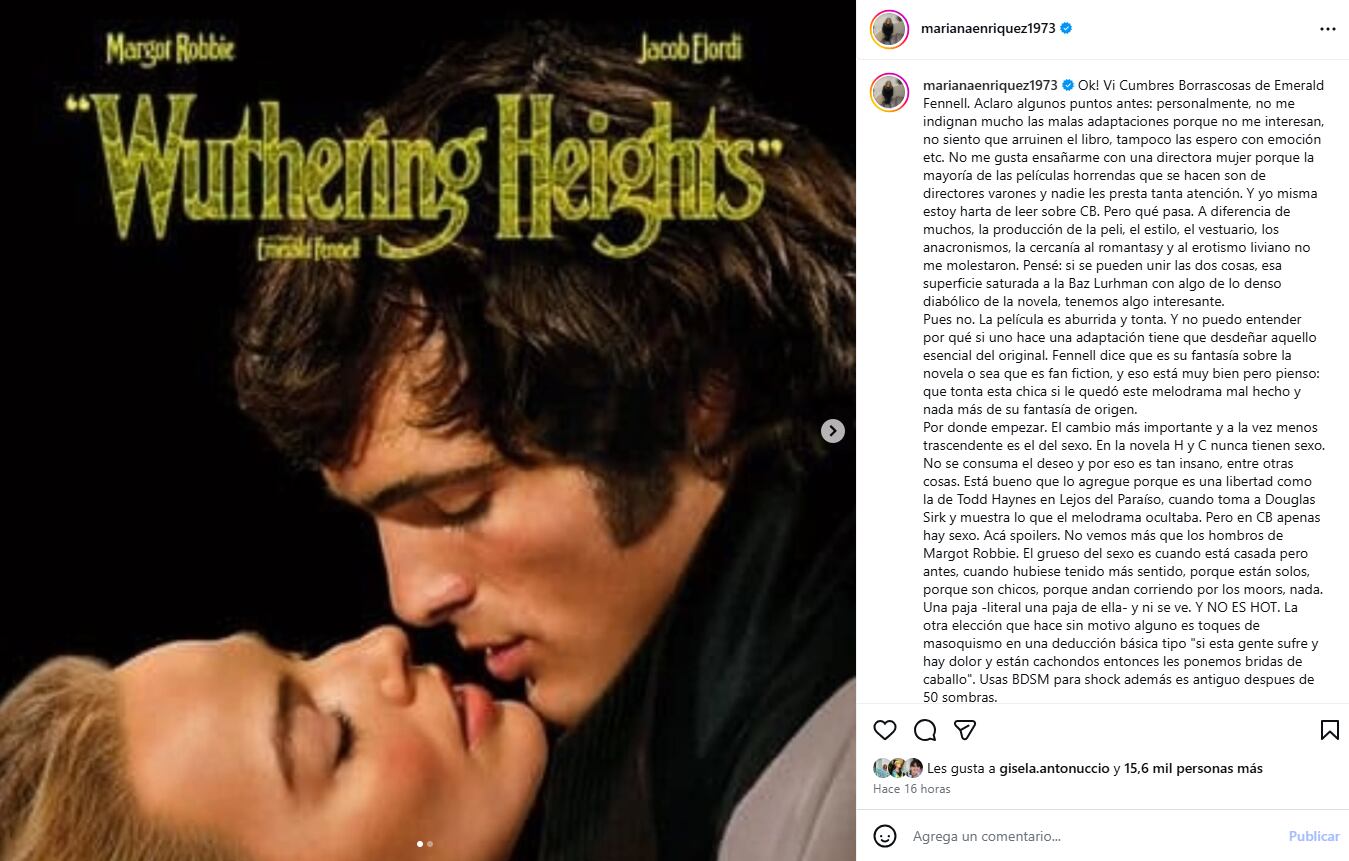 Mariana Enriquez analizó