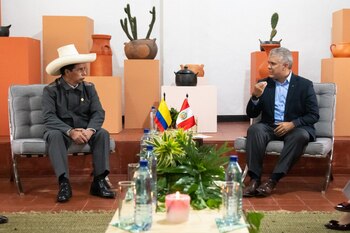 Iván Duque y Pedro Castillo