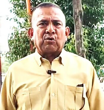 El alcalde Pedro Abreu del