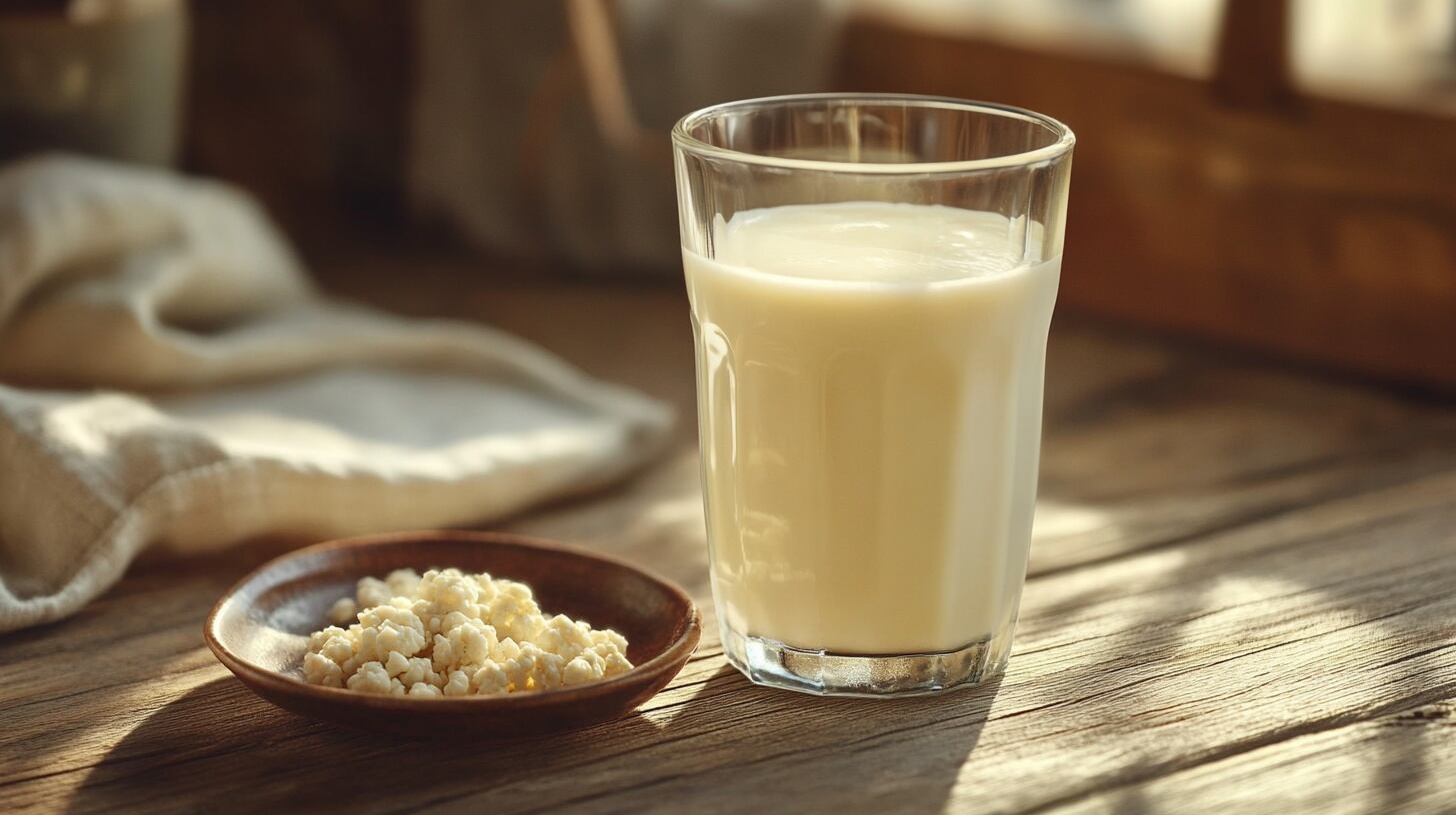 El kéfir, bebida láctea fermentada, proporciona probióticos, calcio y proteínas, favoreciendo la salud intestinal y la hidratación (Imagen Ilustrativa Infobae)