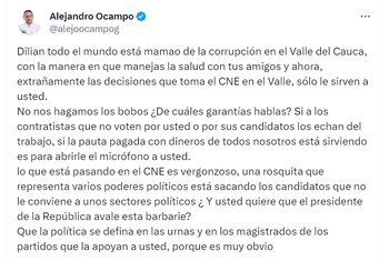 Alejandro Ocampo, representante a la