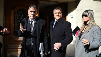 Javier Baños, Sebastián Queijeiro y Luciana Comerci: la nueva defensa del músico (Maximiliano Luna)