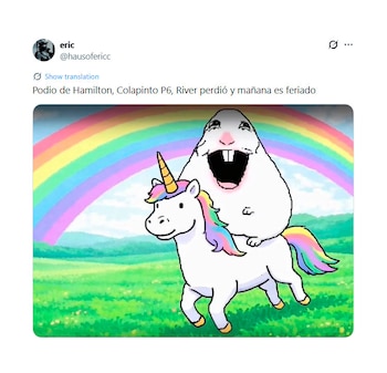 memes de la actuación de Colapinto