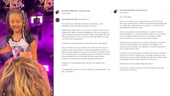 Padre de Khloé narra el inolvidable encuentro con Karol G y el valor de los gestos genuinos en el TropiTour - crédito @doctordelcredito/ Instagram