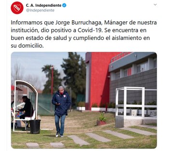 La comunicación oficial de Independiente