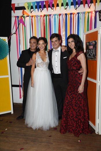 Sabrina en su boda con