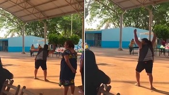 Durante un festival del Día