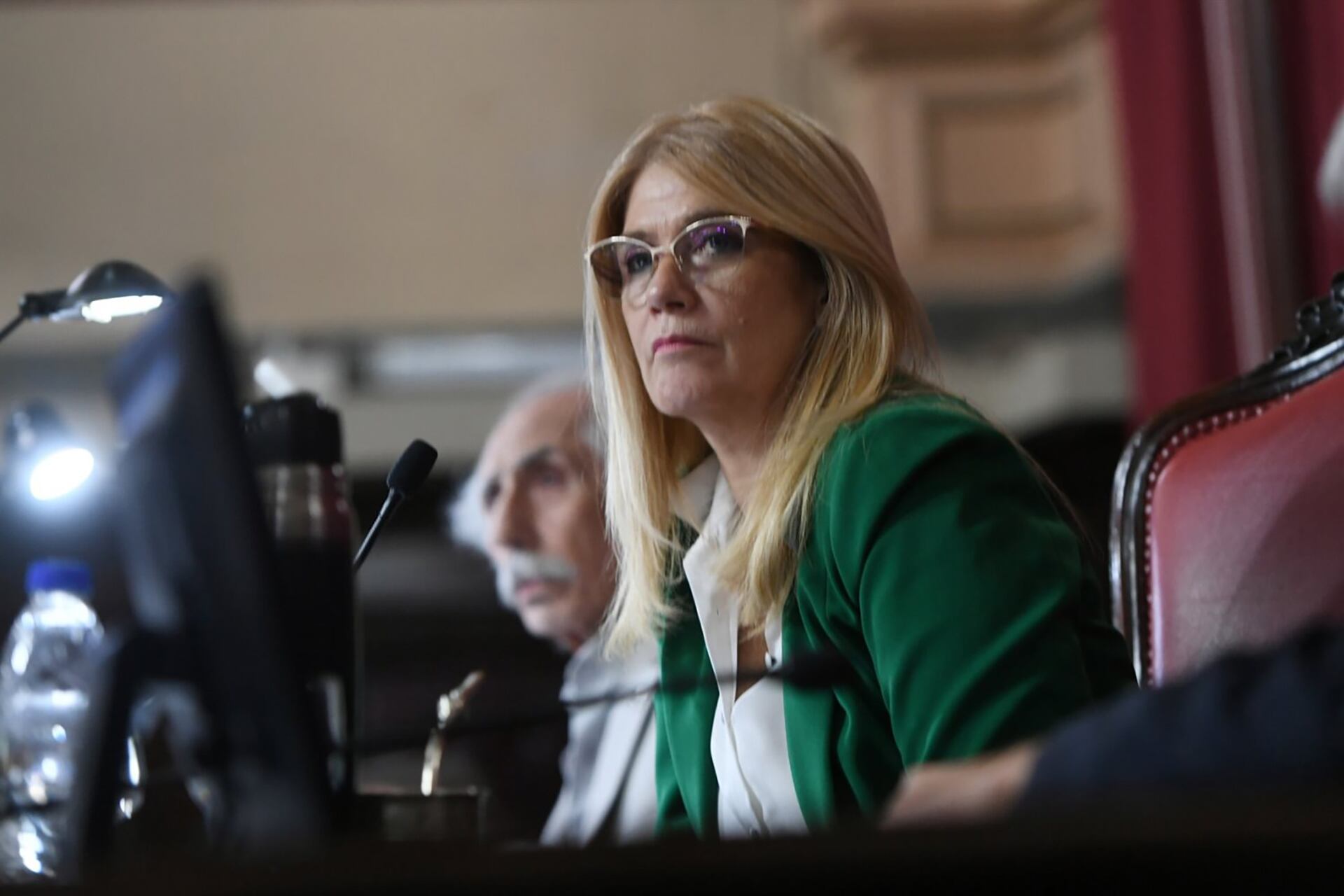 La vicegobernadora, Verónica Magario, convocó a una sesión especial este lunes (foto: Senado BA)