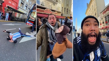El video viral del caótico festejo del gol de Enzo Fernández ante Egipto en plena Avenida Corrientes: “Me atropellaron”