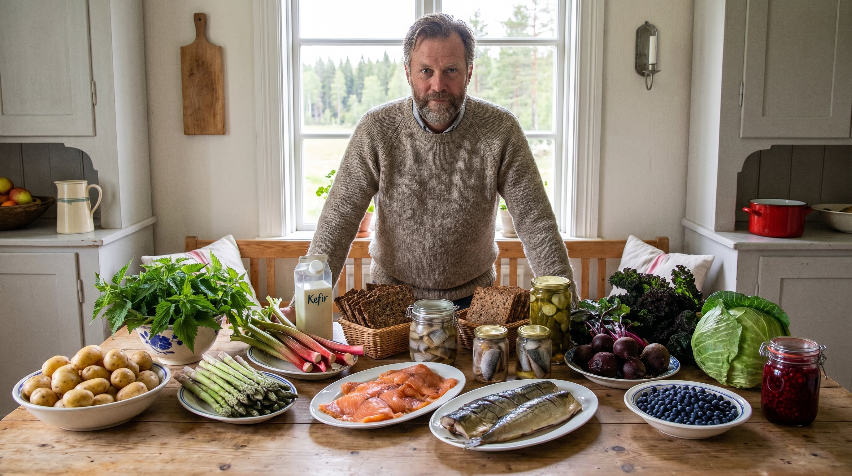 Suecia destaca mundialmente por su dieta tradicional basada en alimentos de temporada, técnicas ancestrales y la filosofía lagom (Imagen Ilustrativa Infobae)