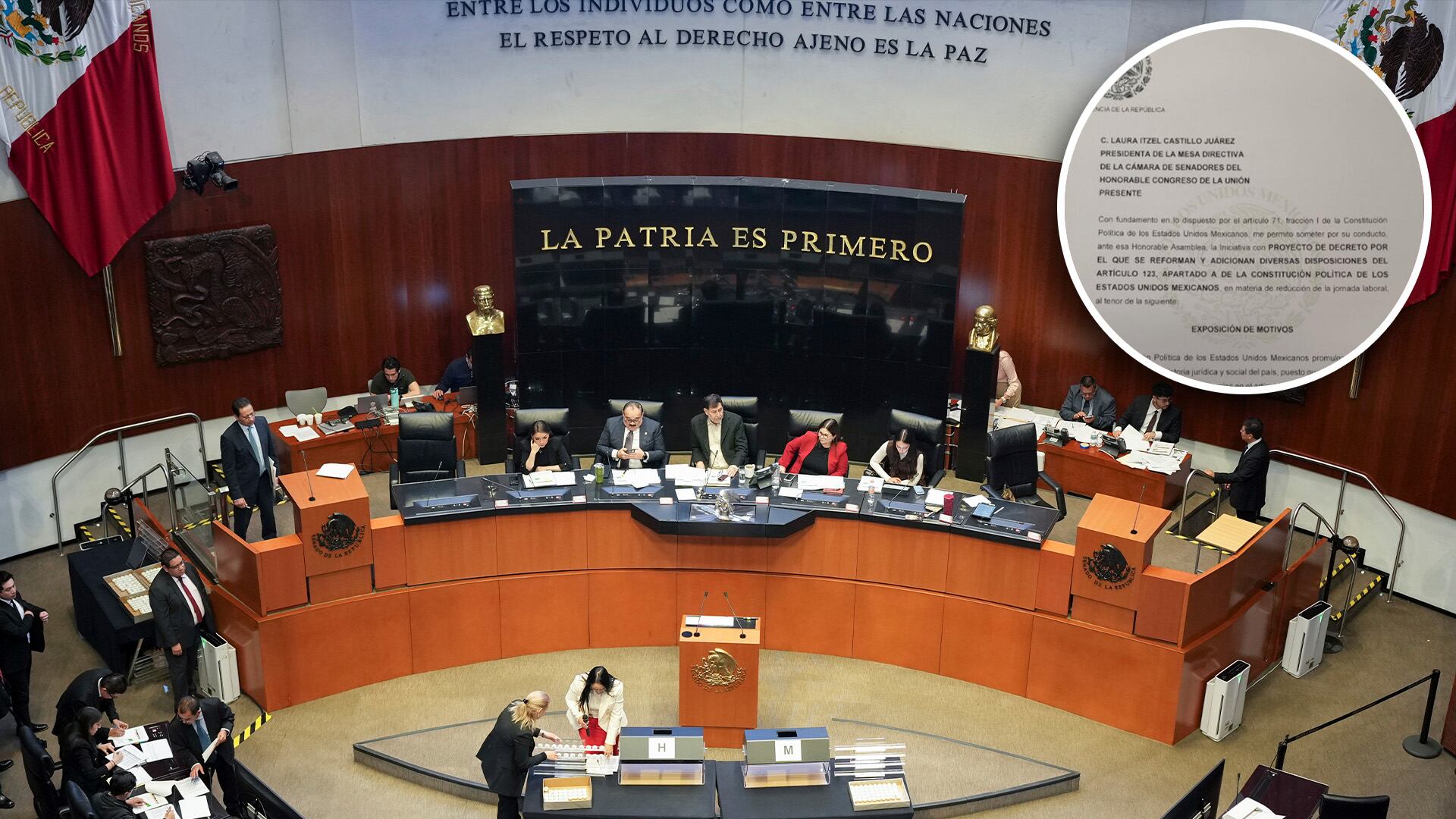 El Senado retoma una de las reformas laborales más esperadas por millones de trabajadores. Crédito: X Laura Itzel Castillo (AP Foto/Eduardo Verdugo|Especial)