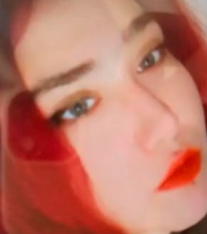 La única imagen que se difundió de la joven asesinada (X: @desaparecidaorg)