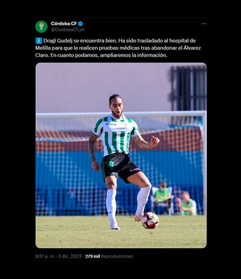El Córdoba emitió un comunicado