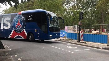 EL PSG llegó a Reims