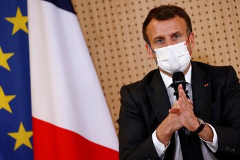 El presidente Emmanuel Macron (REUTERS/Christian