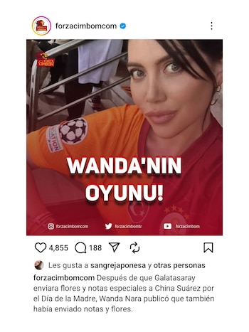 El gesto del club turco