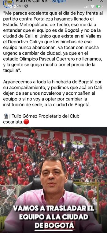 Había información falsa que señalaba