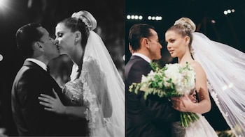 Brunella Horna y Richard Acuña