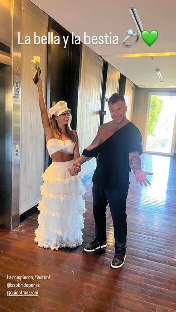 Así cerraba el casamiento de