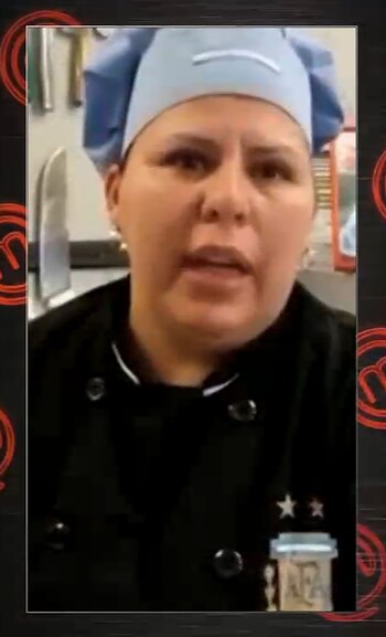 Antonia Farías, cocinera de La