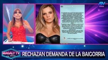 Magaly Medina aconseja a Ale Baigorria ir a terapia tras su apelación: “Eso no me va a impedir que siga diciéndole lo que pienso”
