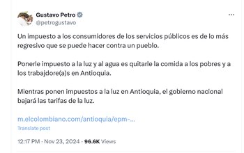 El presidente Gustavo Petro explicó