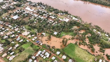 Crecida del río Uruguay: 41 familias de Misiones fueron evacuadas