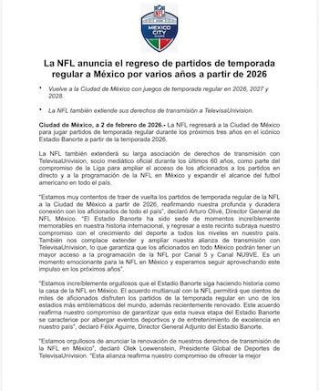 Estadio Azteca confirma que habrá