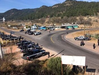 Fuerzas estatales y federales participaron