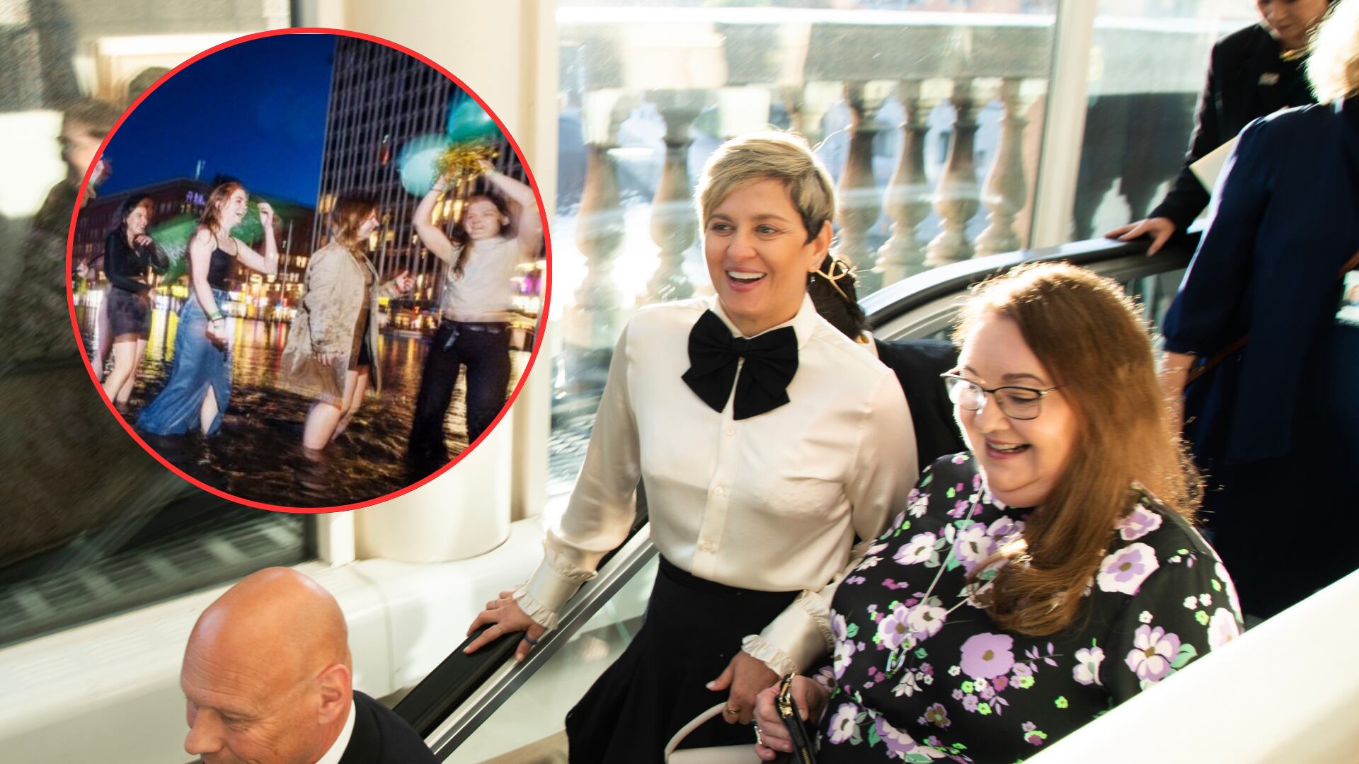 Verónica Alcocer generó controversia al ser vista en un evento político del partido Folklistan en Estocolmo, sin haber sido invitada oficialmente, según reporta la prensa local - crédito Mauricio Vélez/Presidencia