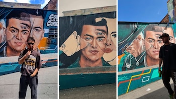 Este es el mural en