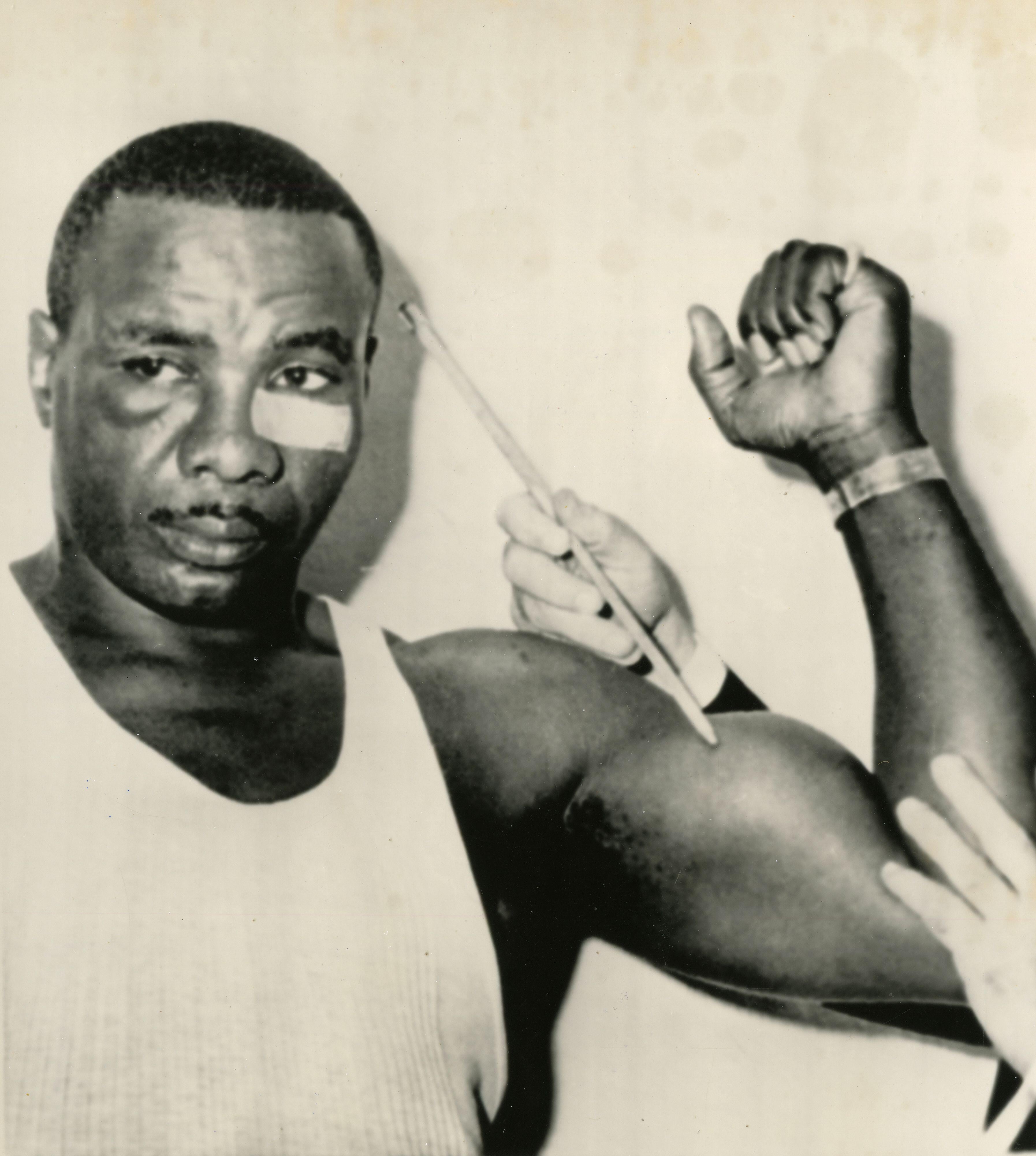 Una foto de Sonny Liston de la época en que se enfrentó con Cassius Clay