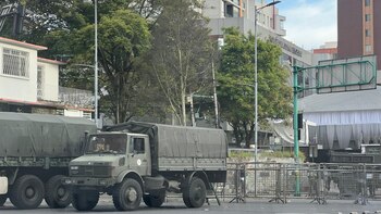 Las fuerzas de seguridad desplegaron