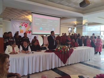 Conferencia de prensa "Sobre el Doloso Comunicado Emitido por la Fiscalía General de Justicia del Estado de México", organizada por el presidente de la Mesa Directiva de la Central de Abasto de Ecatepec, Octavio Martínez Vargas, el pasado 17 de septiembre. (Crédito: facebook | Octavio Martinez Vargas)