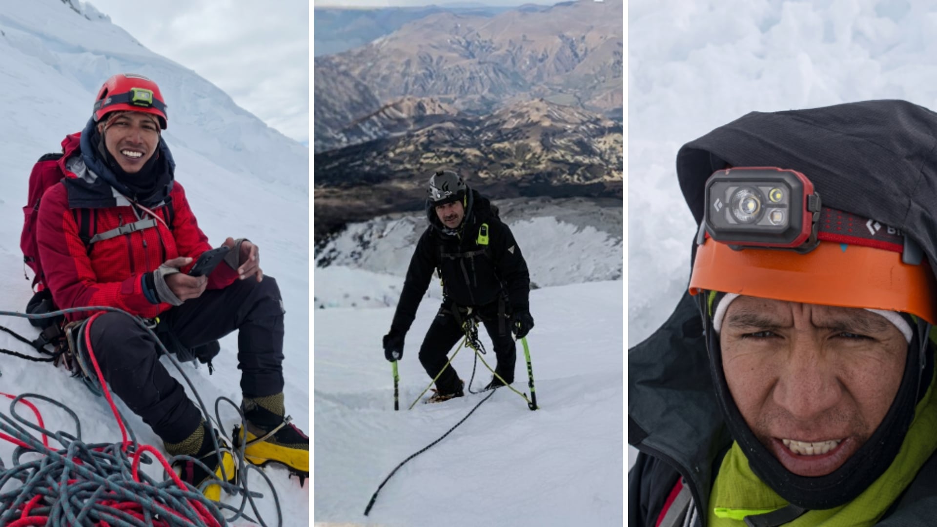 Aparece el video que los tres montañistas peruanos grabaron horas antes de desaparecer en el Huascarán