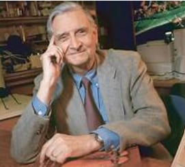El influyente biólogo y naturalista E. O. Wilson, autor de